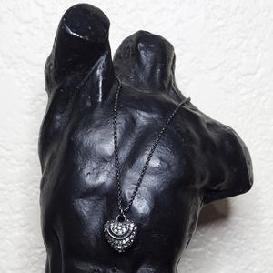 Juicy Couture Black Heart Necklace